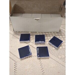 American Olean Blue Gloss 1-3/8" Square Ceramic Tile Dots (40 Dots Per Box)